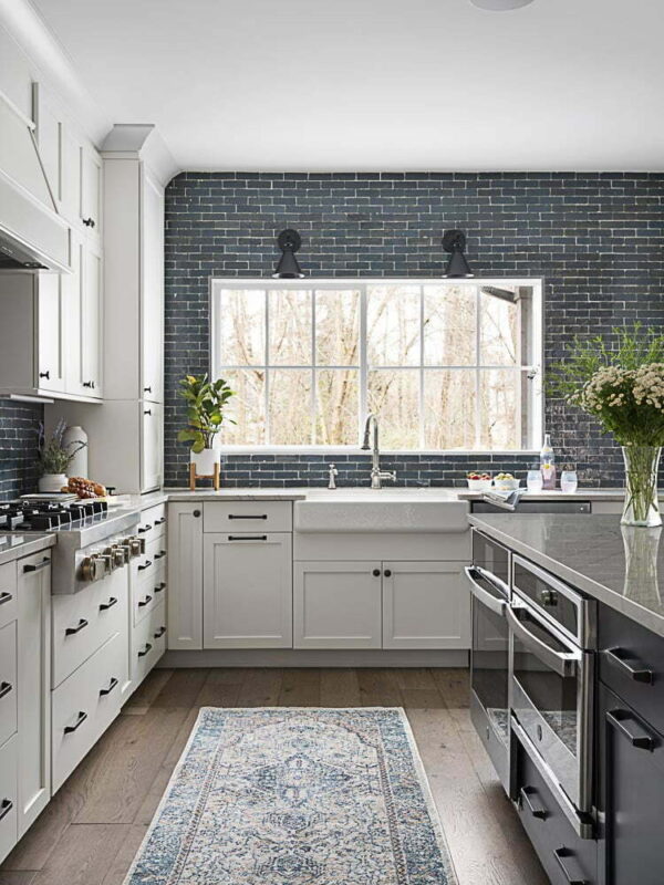 home renovation open kitchen rustic white