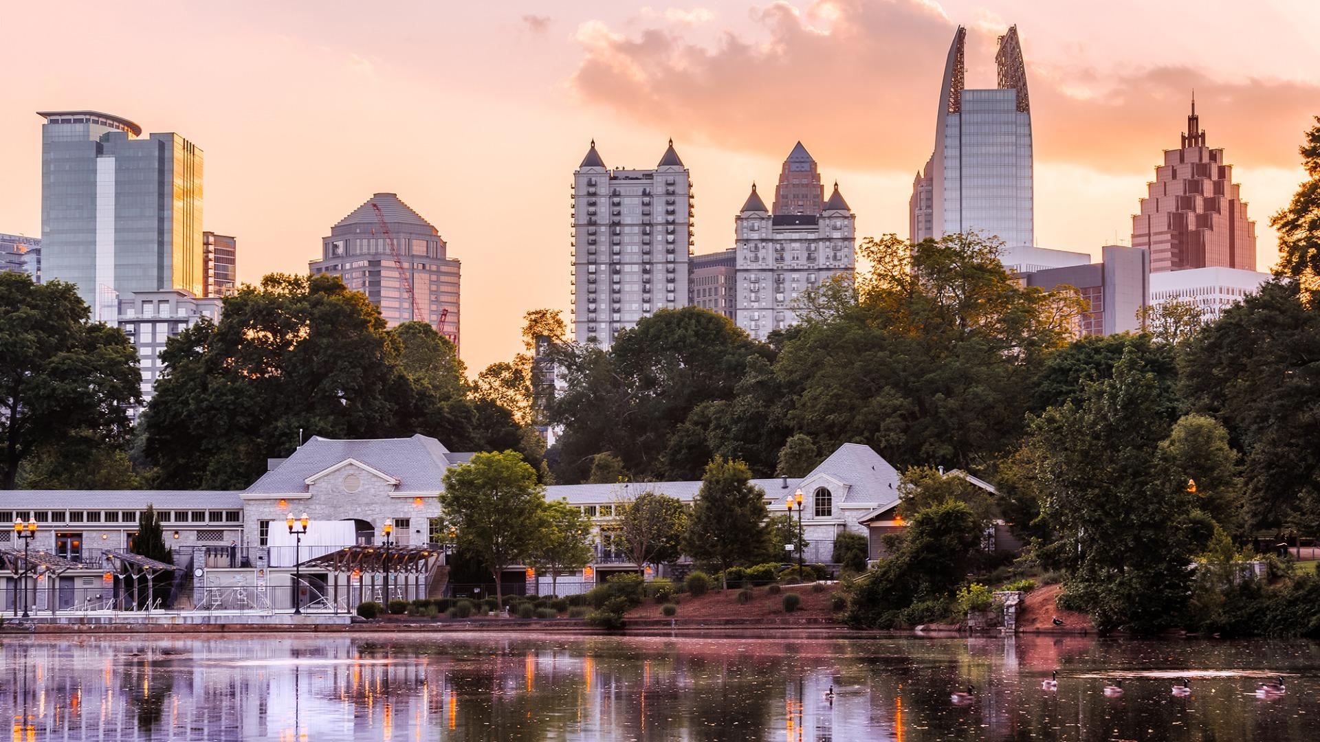 View of living outside of Atlanta, Georgia