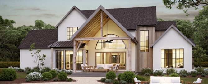 Exterior of Forsyth Commons Custom Built Home
