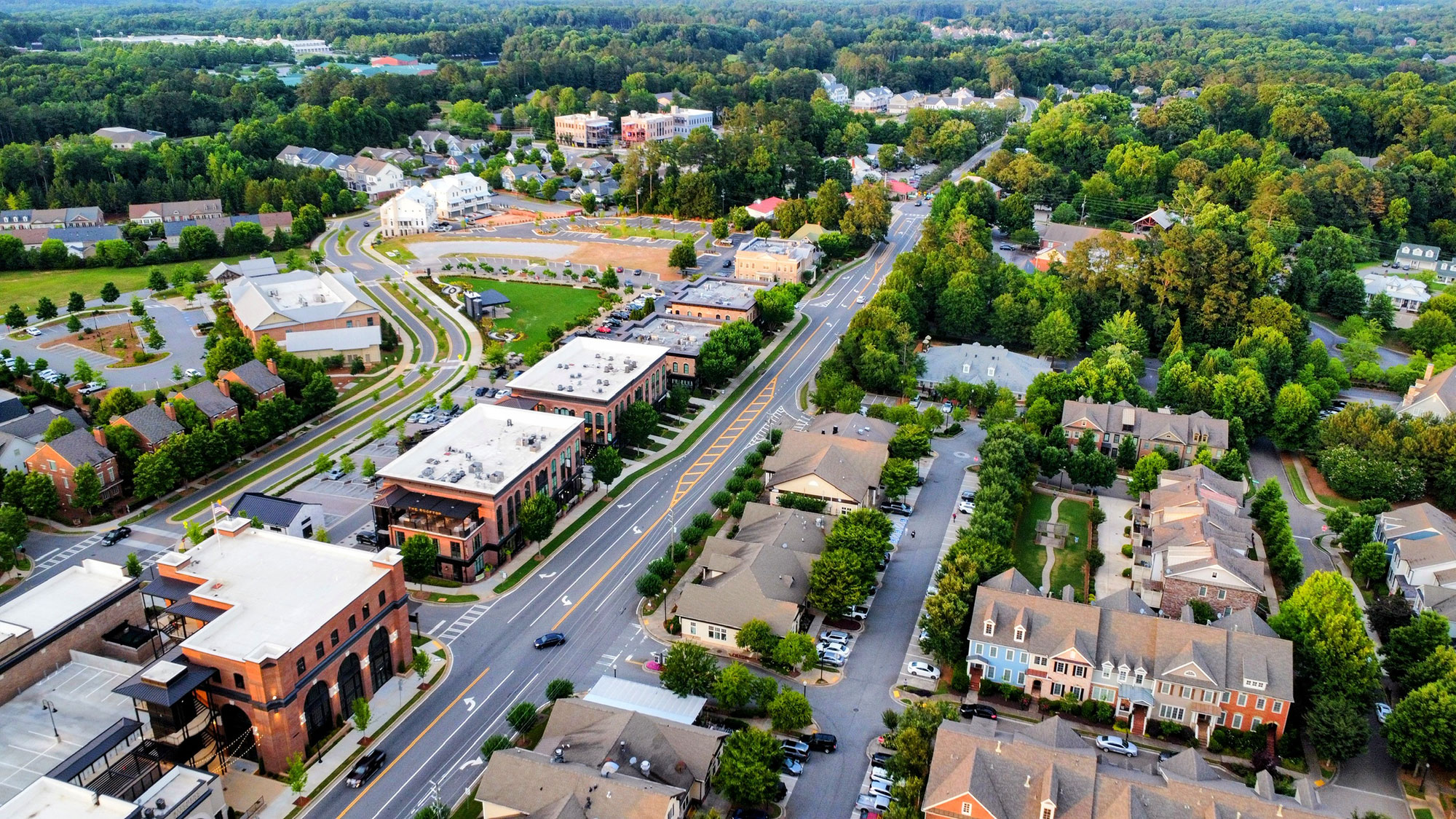 land available in North Atlanta Aerial View Milton, GA - Land available in North Atlanta