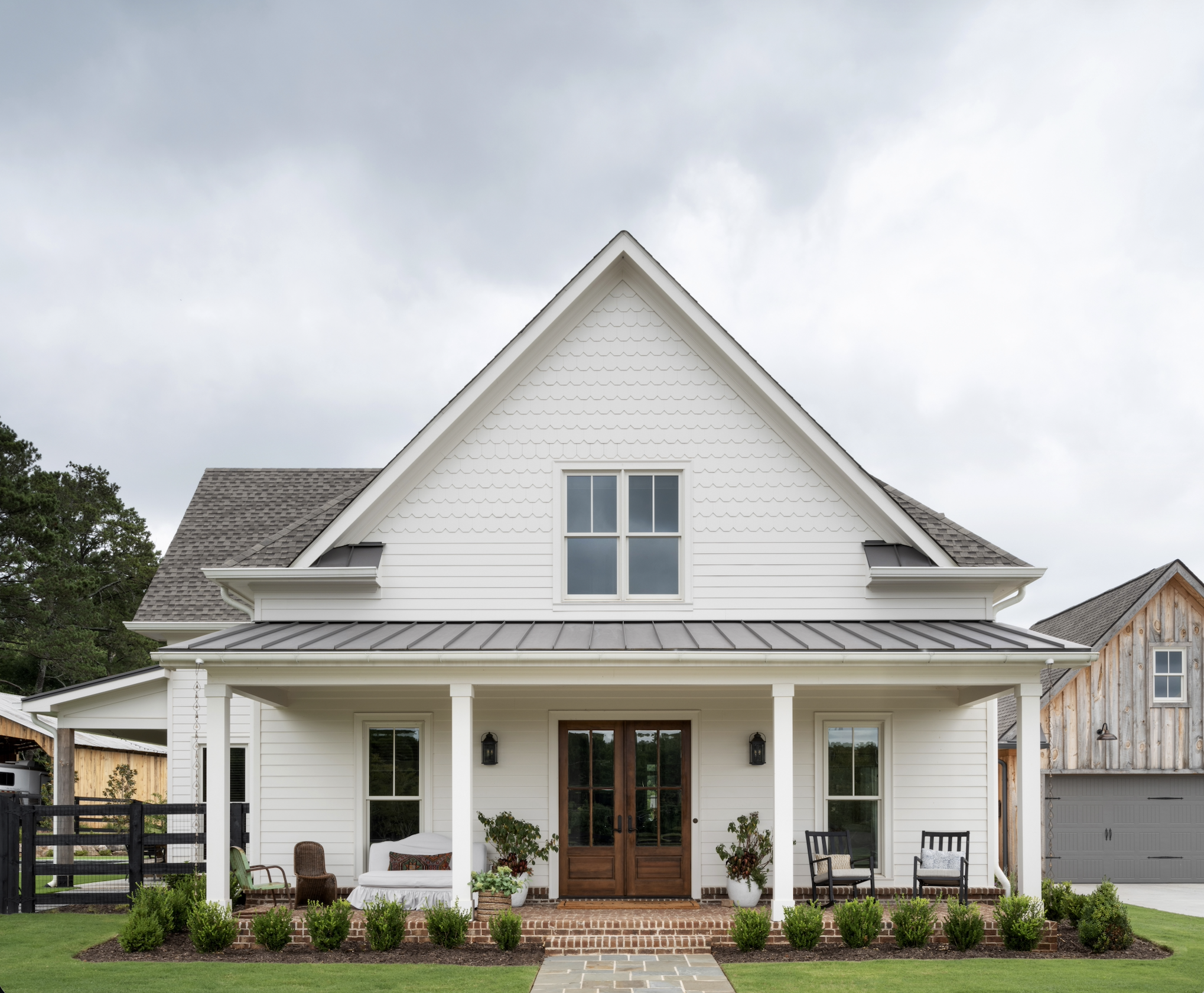 Custom Farmhouse White Custom Farmhouse