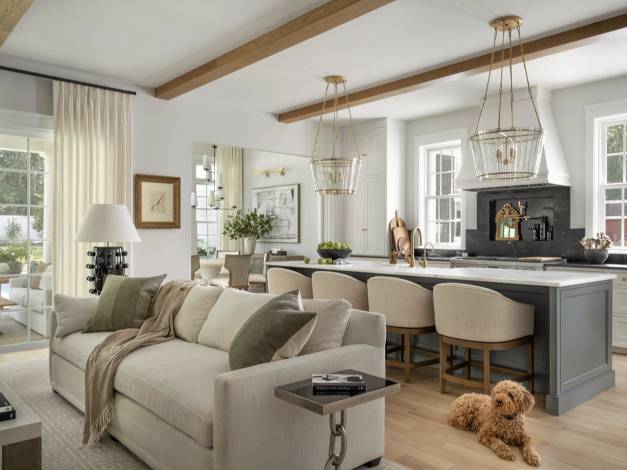 Modern Farmhouse Interior Photo Interior kitchen modern farmhouse design with luxury features custom built by Ecraft Homes